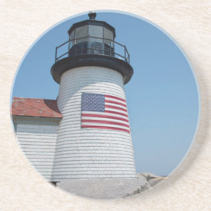 Porta-copos De Arenito EUA, Massachusetts, Nantucket. Brant Point