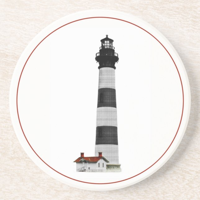 Porta-copos De Arenito Farol de Bodie Island (Frente)