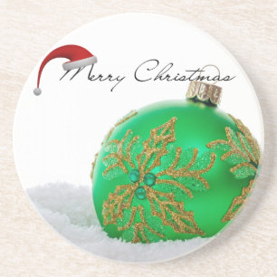 Porta-copos De Arenito Feliz Natal