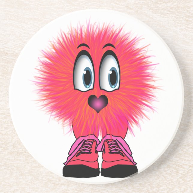 Porta-copos De Arenito Felpudo quente (Frente)