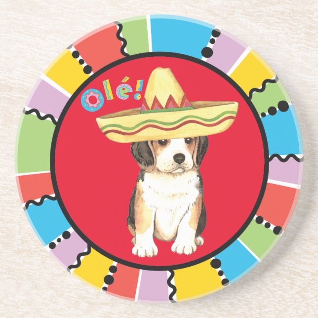 Porta-copos De Arenito Fiesta Beagle (Frente)