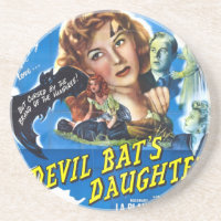Filha de Devil Bat, poster de filme de terror de v