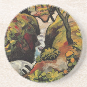 Porta-copos De Arenito Floresta Brook por August Macke Expressionismo Vin