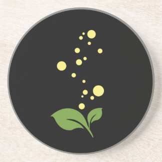 Porta-copos De Arenito Folha dobro