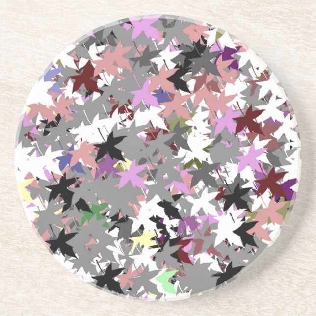 PORTA-COPOS DE ARENITO FOLHAS DE ÁRVORE (Frente)