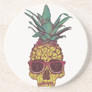 Porta-copos De Arenito Geek Funky Legal Pineapple Punk