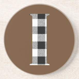 Porta-copos De Arenito Gingham Check I