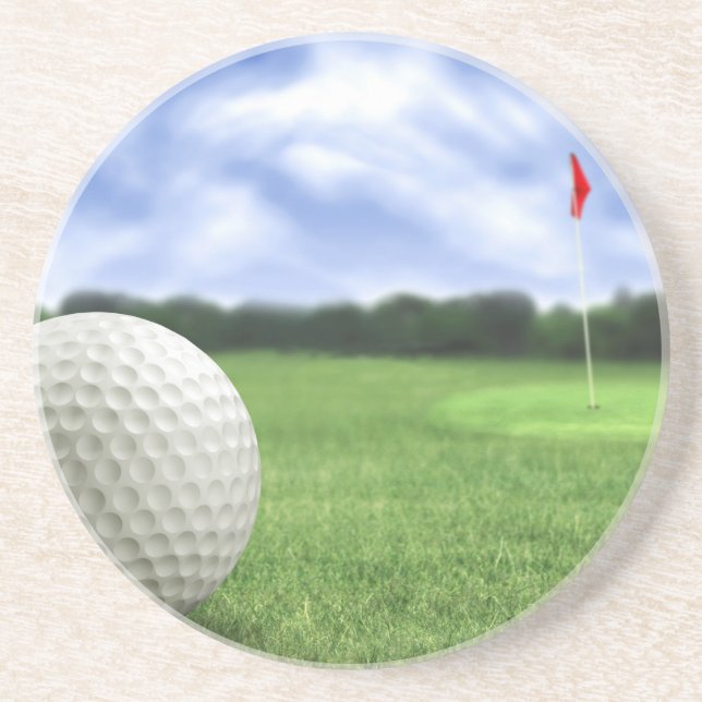 Porta-copos De Arenito Golf Ball 4 (Frente)