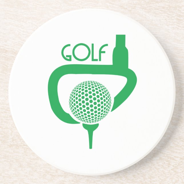 Porta-copos De Arenito Golfe (Frente)