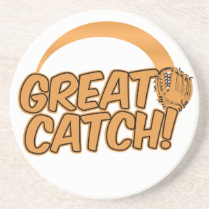 Porta-copos De Arenito GREAT CATCH! custom coaster