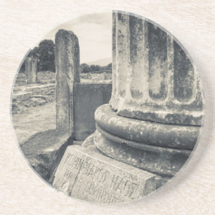 Porta-copos De Arenito Grécia, ruínas de cidade antiga