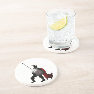 Porta-copos De Arenito Guerreiro espartano antigo