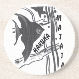 Porta-copos De Arenito Hakuna Matata Peixe Grande.png