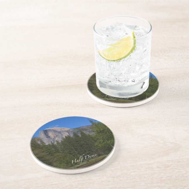 Porta-copos De Arenito Half Dome (Lateral)