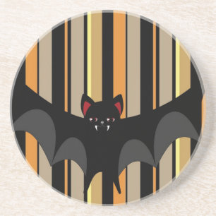 Porta-copos De Arenito Halloween Bat
