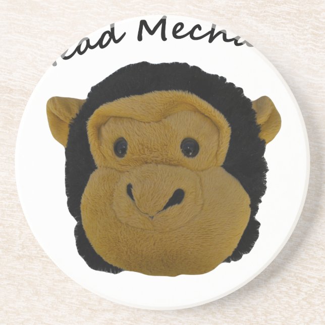 Porta-copos De Arenito Head Mehanic (Frente)