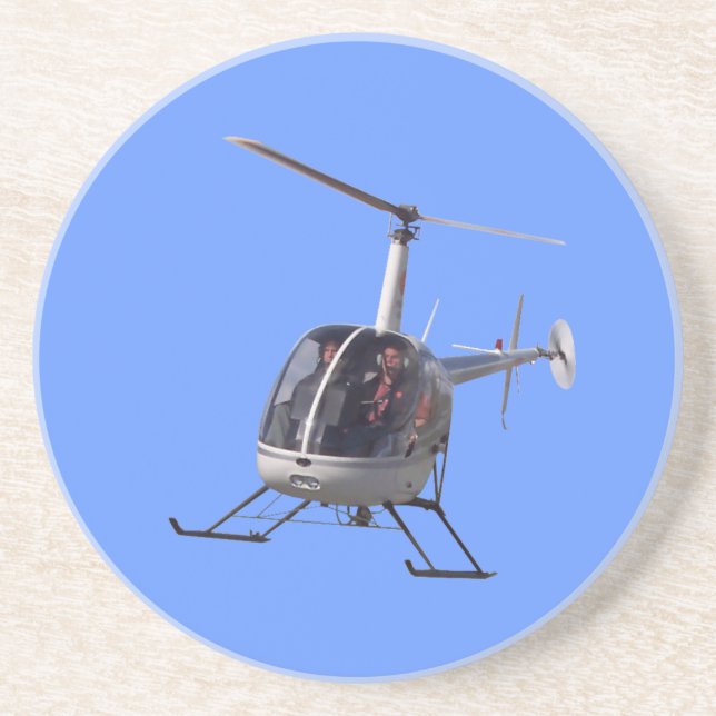 Porta-copos De Arenito Helicopter Coasters Cool Helicopter Keepsake (Frente)