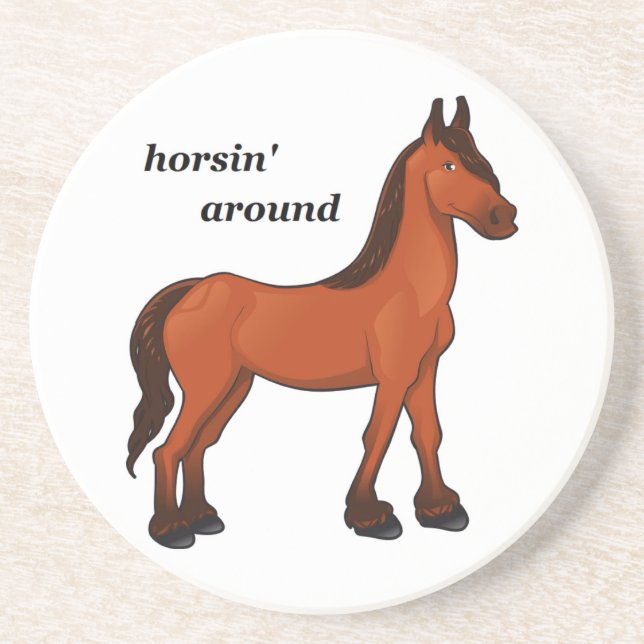 PORTA-COPOS DE ARENITO HORSIN' AO REDOR (Frente)