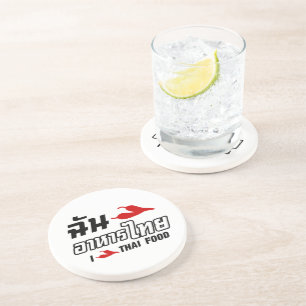 Porta-copos De Arenito I Chili (Love) Thai Comida