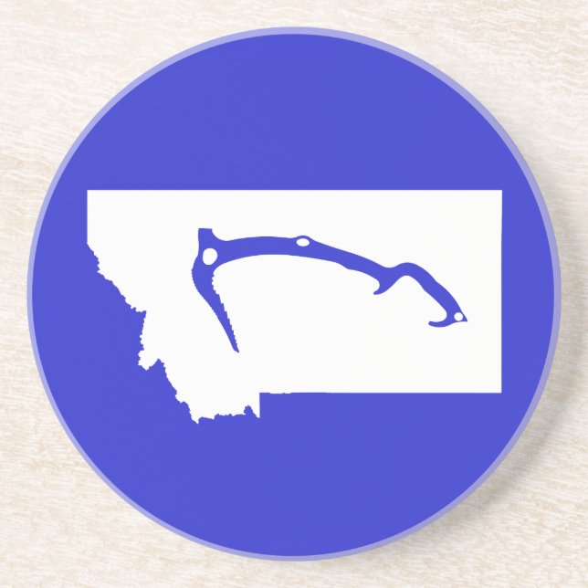 Porta-copos De Arenito Ice Climb Montana (Frente)