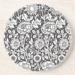 Porta-copos De Arenito Ideia de Presente Elegante Floral Damasco Vintage