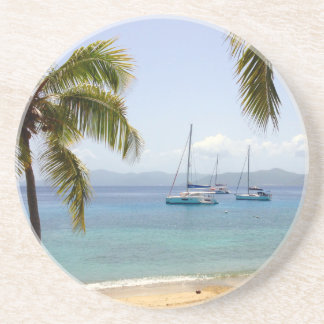 Porta-copos De Arenito Ilha British Virgin Islands do tanoeiro