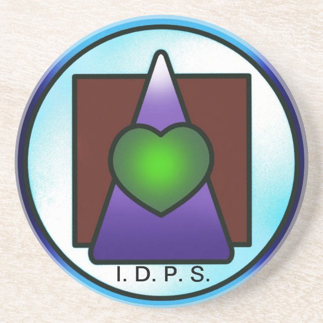 Porta-copos De Arenito Instituto da ciência filosófica divina (Frente)