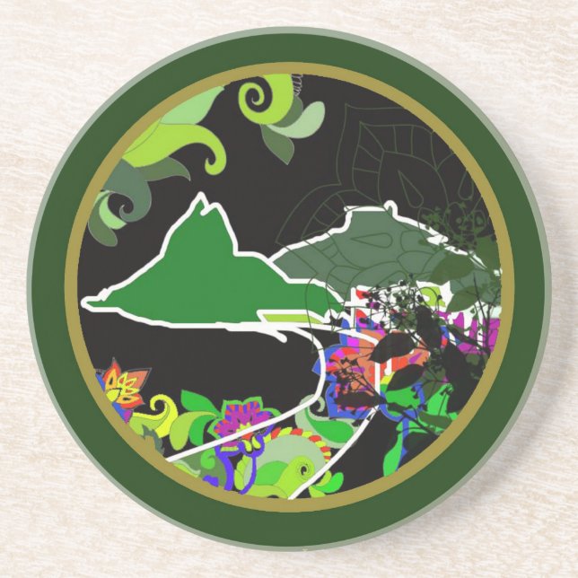 Porta-copos De Arenito Ipanema Beach (Frente)