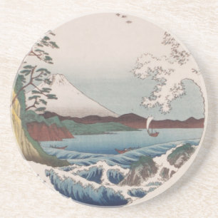 Porta-copos De Arenito Iryusai Hiroshige Coasterh