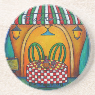 Porta-copos De Arenito Itália Trattoria Portas copos por Lisa Lorenz