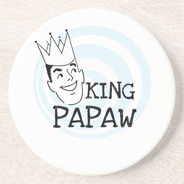 Porta-copos De Arenito King Papaw T-shirts e presentes (Frente)