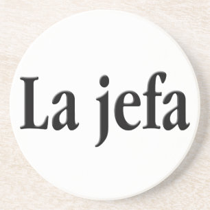 Porta-copos De Arenito La jefa