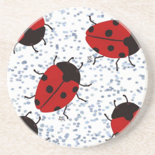 PORTA-COPOS DE ARENITO LADYBUGS