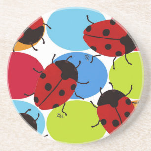 PORTA-COPOS DE ARENITO LADYBUGS