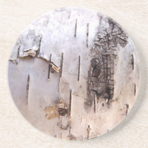 Porta-copos De Arenito latido White Birch 3D