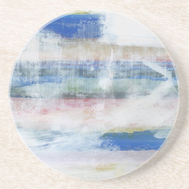 Porta-copos De Arenito Lave branca II (Frente)