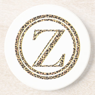 Porta-copos De Arenito Leopardo Z