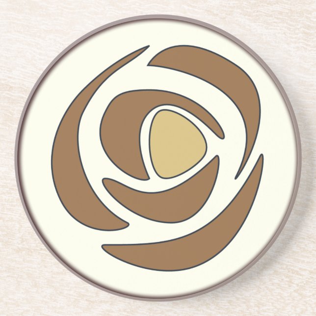 Porta-copos De Arenito Mackinrose Copper (Frente)