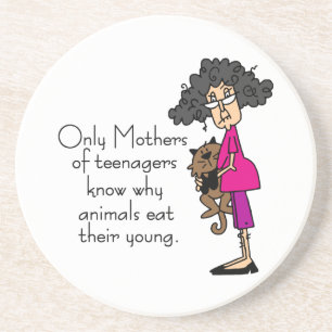 Porta-copos De Arenito Mães de adolescentes