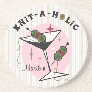 Porta-copos De Arenito Malha-Um-Holic
