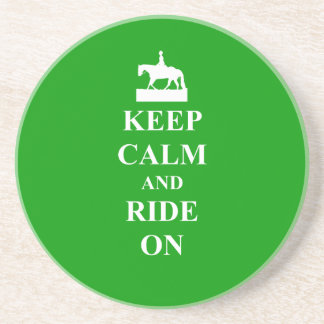 Porta-copos De Arenito Manter calma e andar