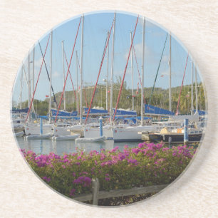 Porta-copos De Arenito Marina de Iates de Virgin Gorda