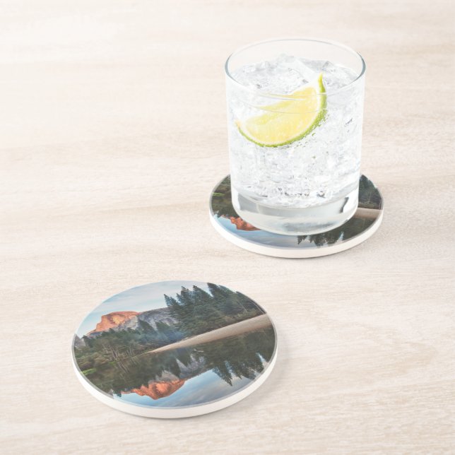 Porta-copos De Arenito Meia abóbada e Merced (Lateral)