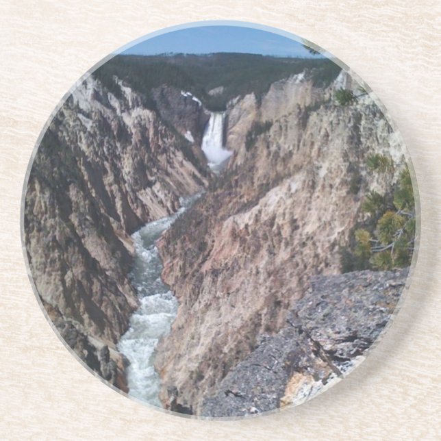 Porta-copos De Arenito Menores quedas (Frente)