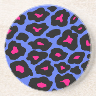 Porta-copos De Arenito Mod Leopardo