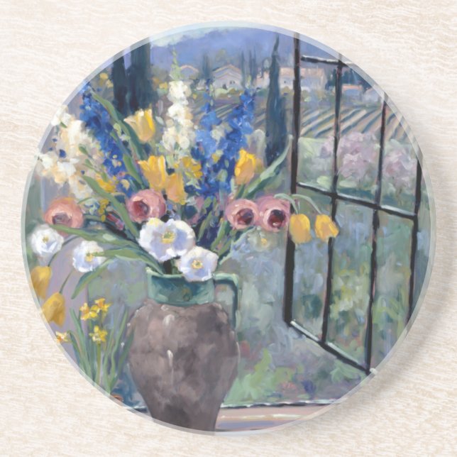 Porta-copos De Arenito Montanhês II de Toscânia (Frente)