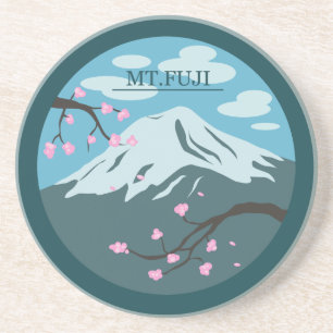 Porta-copos De Arenito Monte Fuji