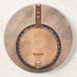 Porta-copos De Arenito Música - corda - banjo