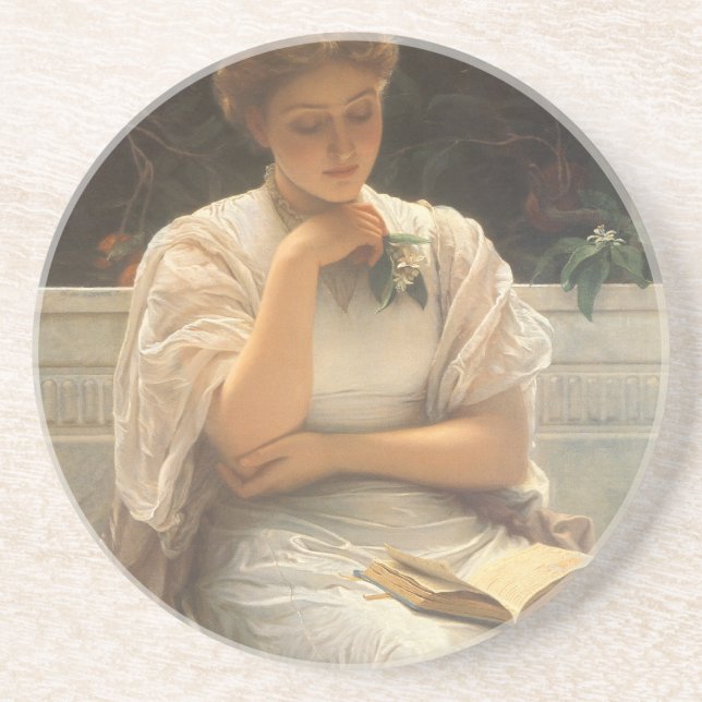 Porta-copos De Arenito Na Orangerie por Charles Edward Perugini (Frente)