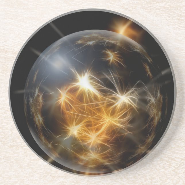 Porta-copos De Arenito Natal 09 (Frente)